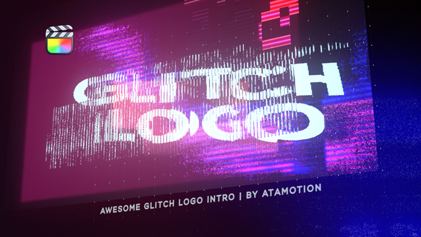 Glitch Logo Distortion Intro