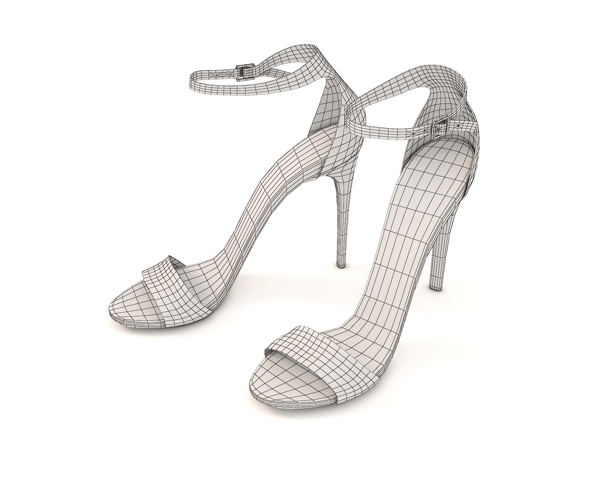 Chunky Sandals Prada 3D Model in Clothing 3DExport