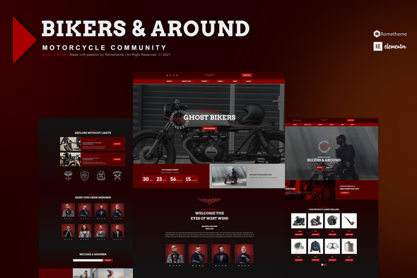 BikersAround - Motorcycle - ThemeForest 31081031