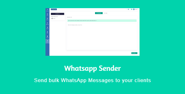 Whatsapp Sender – schedule & send bulk messages