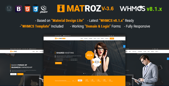 MatRoz Web - ThemeForest 16020590