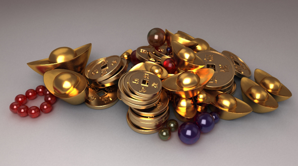 Treasure Pearls sapphires - 3Docean 31087086