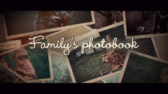 Familys Photo Book - VideoHive 31092502