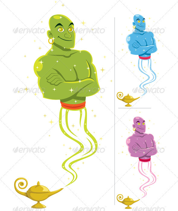 Genie - Characters Vectors