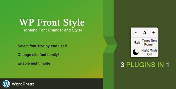 Front Style - Frontend Font Changer & Styler