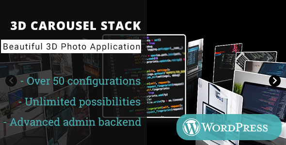 3D Carousel Stack Gallery – WordPress Plugin