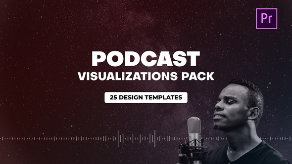 Podcast Audio Visualization Pack for Premiere Pro
