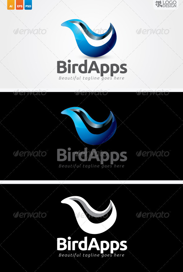 Bird Apps - Animals Logo Templates