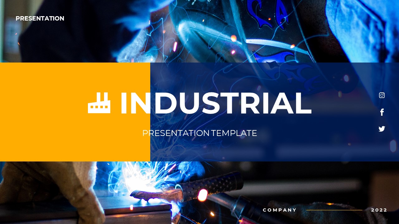INDUSTRIAL - Factory Business Presentation Powerpoints Template by ...