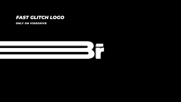 Fast Glitch Logo - VideoHive 31117060