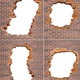 Set of holes in a broken brick wall - PhotoDune Item for Sale