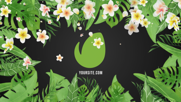 Tropical Vibes Logo Reveal