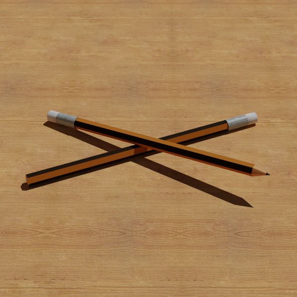 Simple Pencils - 3Docean 31125491