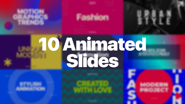 10 Animated Slides - VideoHive 31127897