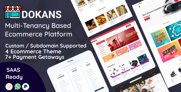 DOKANS – Multitenancy Based Ecommerce Platform (SAAS)