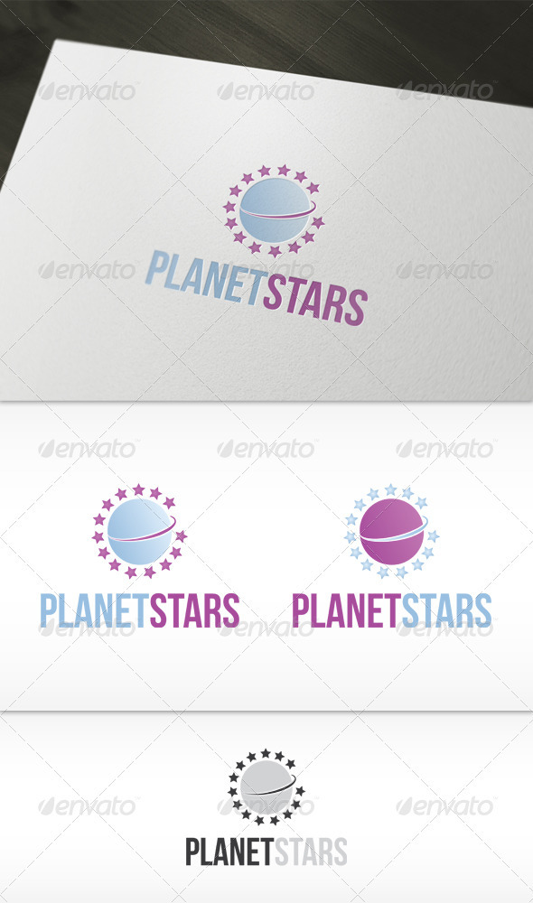 Planet Stars Logo - Symbols Logo Templates