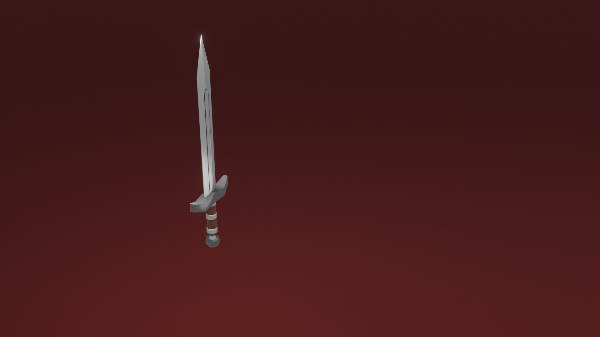 Sword Low-Poly 3D Model by XOpium_Production | 3DOcean