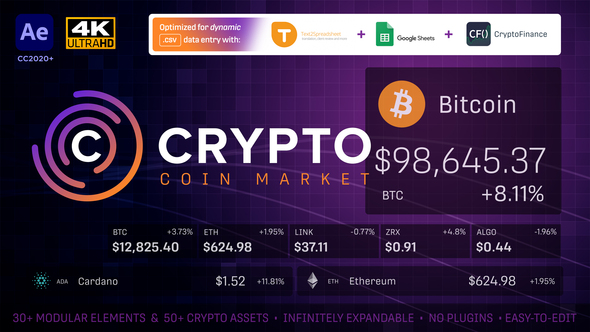 Crypto Currency Coin - VideoHive 28501166