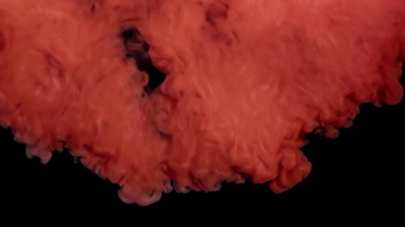 Paint Drop Dissolving in Water alt