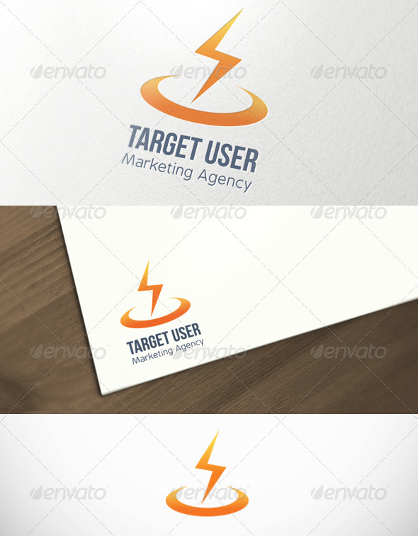 Target User Marketing Agency Logo Template - Symbols Logo Templates