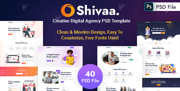 Shivaa - Creative - ThemeForest 31091864