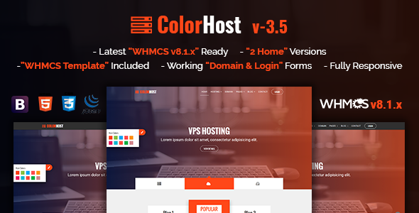 ColorHost Responsive - ThemeForest 18413981