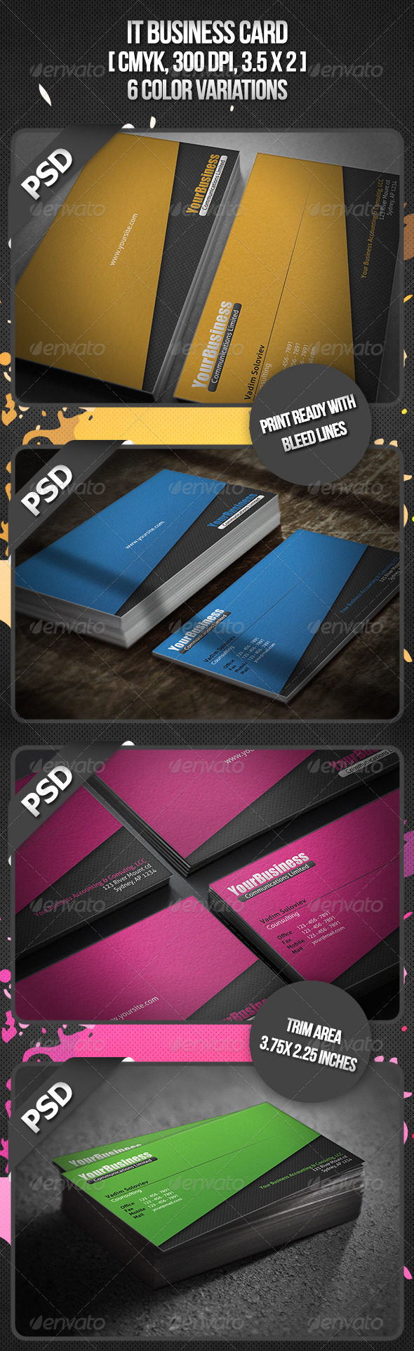IT Business Card - Creative Business Cards