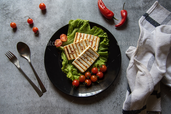 Grilled Paneer Steak Stock Photo By Debashiskumar13 Photodune