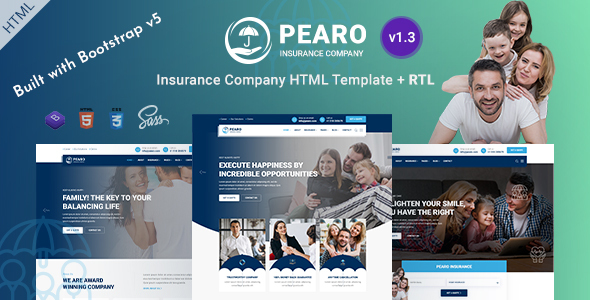 Pearo - Insurance - ThemeForest 25063066
