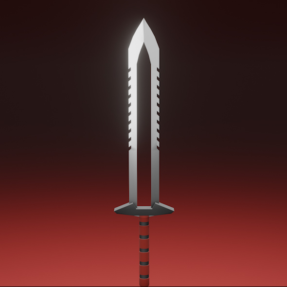 Sword Low-Poly 3D - 3Docean 31151356