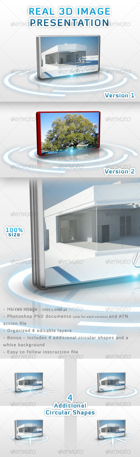Real 3D Image Presentation - Tech / Futuristic Photo Templates