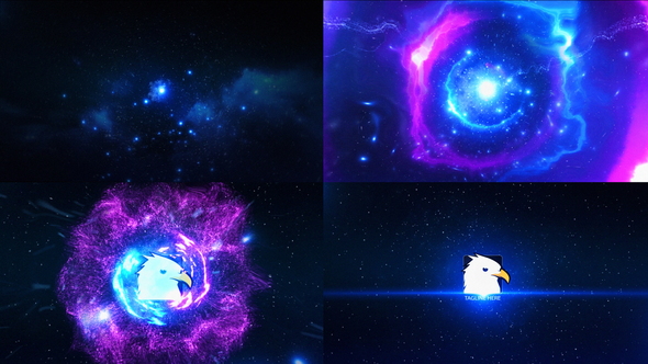 Space Explosion Logo - VideoHive 16085414