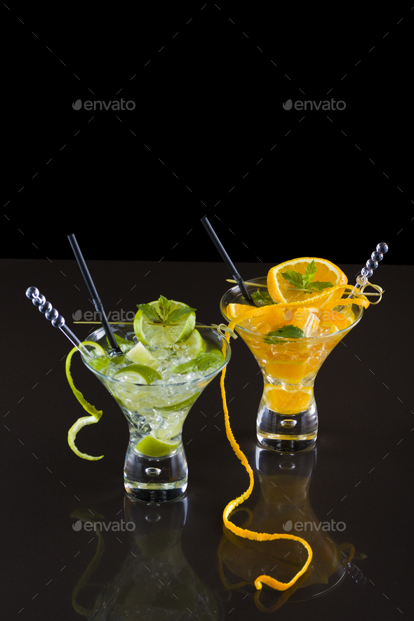 Mojito cocktail at the club