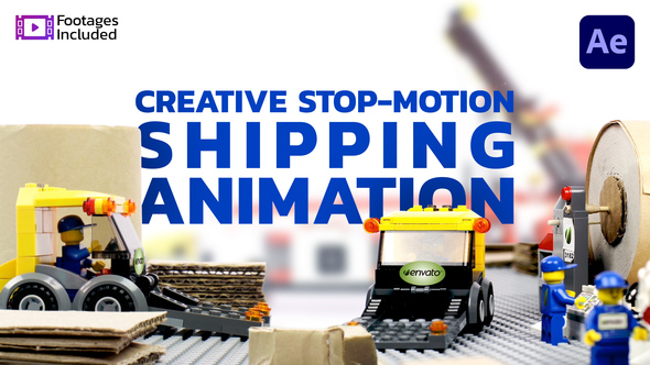 Creative Stop-Motion Shipping - VideoHive 3969461