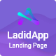 LadidApp - App HTML Landing Page Template
