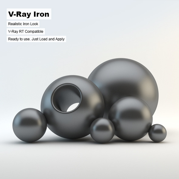 V-Ray Iron Material - 3Docean 2858356