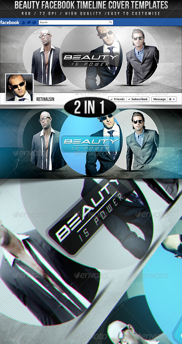 Beauty Facebook Timeline Covers - 2in1 - Facebook Timeline Covers Social Media