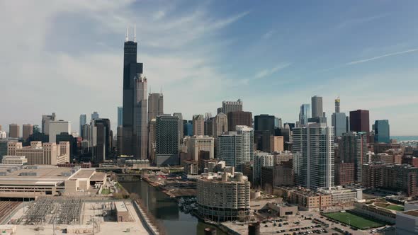 It's a beautiful crisp winter day along Lake Shore Drive in Chicago