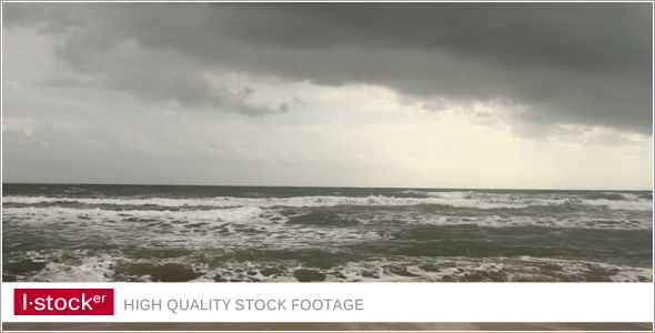 Bali Ocean And Thunder Clouds View 3