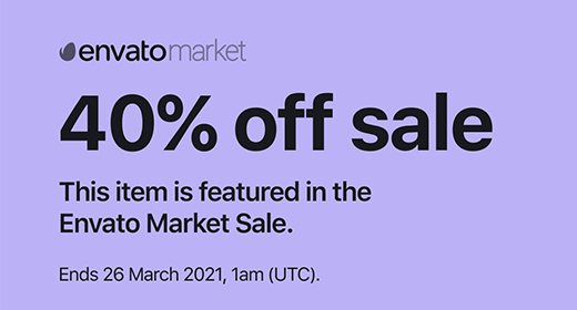 March sale 40%