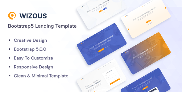 Wizous - Bootstrap - ThemeForest 31188610