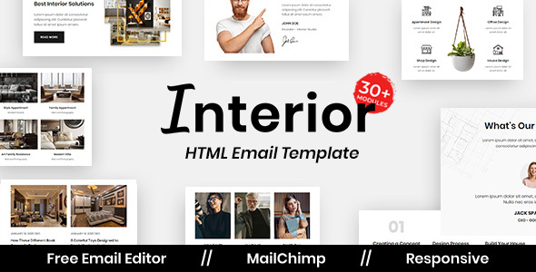 Interior design - Multipurpose Responsive Email Template