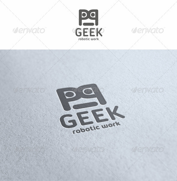 Geek - Robotic Work Logo - Symbols Logo Templates