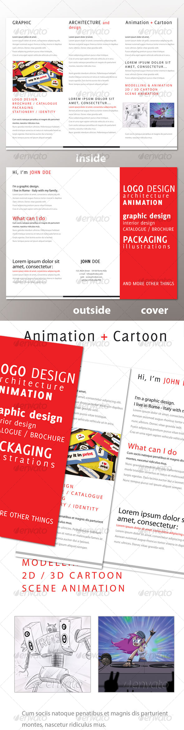 Personal Tri-Fold Brochure - Corporate Brochures