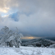 Typical snowy landscape in Ore Mountains, Czech republic. - PhotoDune Item for Sale