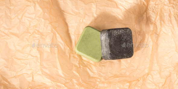 Solid shampoo soap conditioner bar, natural body care eco friendly products