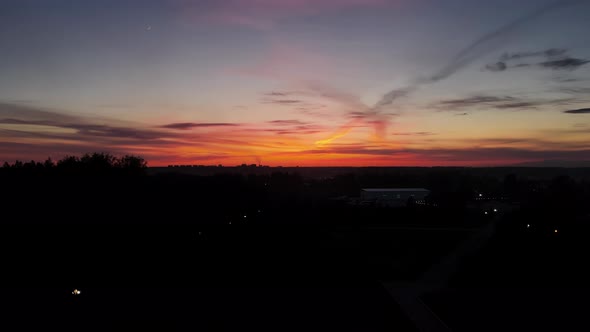 Sunset Contrasting Landscape alt