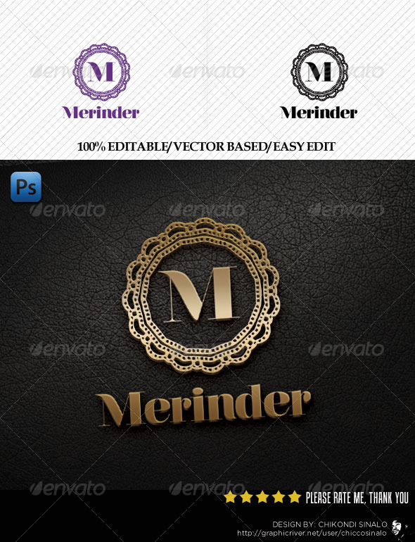 Merinder Logo Template - Crests Logo Templates