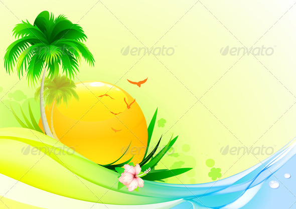 Summer background - Seasons/Holidays Conceptual