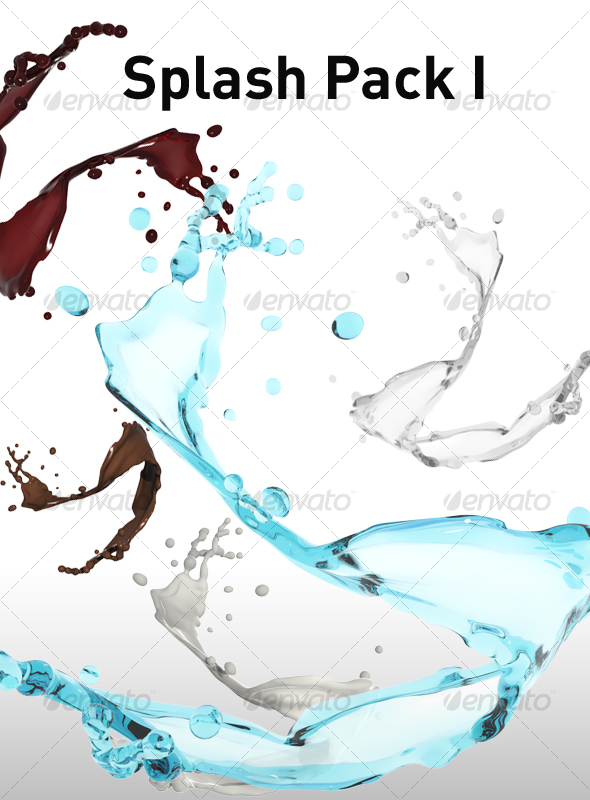 Splash Pack I - Abstract 3D Renders